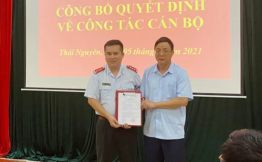 Thái Nguyên: Công bố Quyết định bổ nhiệm Phó Chánh Thanh tra tỉnh