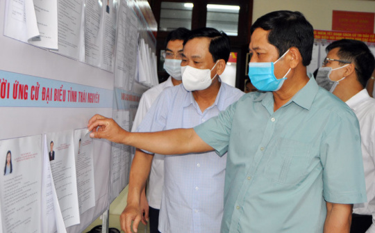 Ủy ban bầu cử tỉnh Thái Nguyên: Kiểm tra, giám sát công tác chuẩn bị bầu cử
