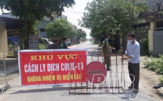 Thái Bình giãn cách xã hội từ 12 giờ ngày 6/5