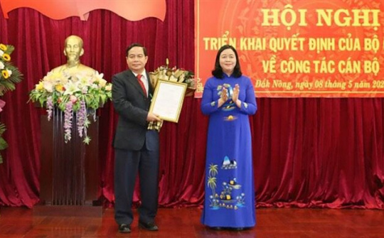 Phó Trưởng ban Thường trực Ban Dân vận Trung ương nhận nhiệm vụ mới