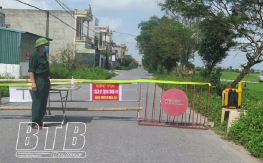 Thêm 1 thôn ở Thái Bình bị phong tỏa liên quan đến BV Bệnh Nhiệt đới TW