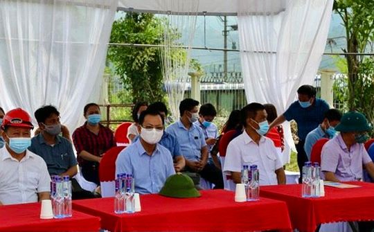 Khu công nghiệp Tằng Loỏng - huyện Bảo Thắng diễn tập phòng, chống Covid-19