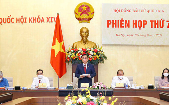 Thông qua nghị quyết công bố kết quả bầu cử, danh sách đại biểu Quốc hội khóa XV