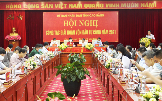 Cao Bằng: Triển khai đồng bộ các giải pháp đẩy nhanh tiến độ giải ngân vốn đầu tư công