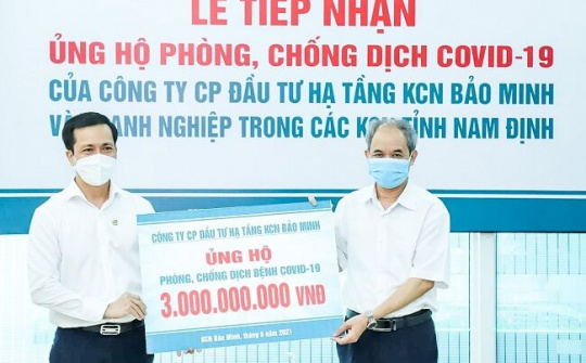 Doanh nghiệp Nam Định chung tay ủng hộ phòng, chống dịch COVID-19