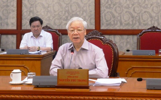 Tổng Bí thư Nguyễn Phú Trọng: Tiếp tục huy động cả hệ thống chính trị phòng, chống dịch Covid-19