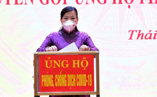 Thái Nguyên: Phát động đợt cao điểm ủng hộ phòng, chống dịch COVID-19