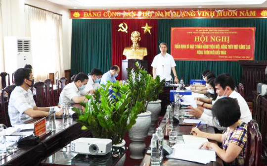 Thanh Hóa: Thẩm định nông thôn mới, nông thôn mới nâng cao, nông thôn mới kiểu mẫu đợt 2 năm 2021