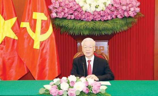 Tổng Bí thư Nguyễn Phú Trọng điện đàm với Tổng thống Sri Lanka