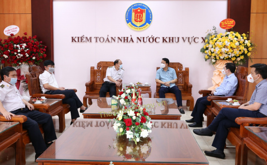 Thái Nguyên: Lãnh đạo tỉnh chúc mừng Kiểm toán Nhà nước khu vực X nhân dịp kỷ niệm 10 năm thành lập