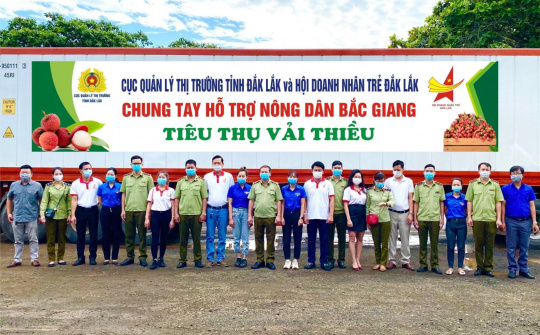 Tây Nguyên hưởng ứng "chiến dịch" tiêu thụ vải thiều Bắc Giang