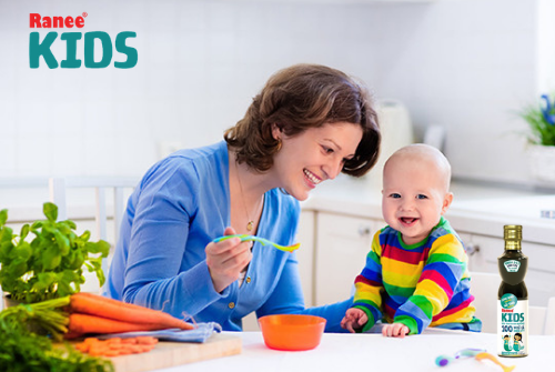 Ranee Kids Nutritional Oil: Great way to support the baby's "weaning" process.