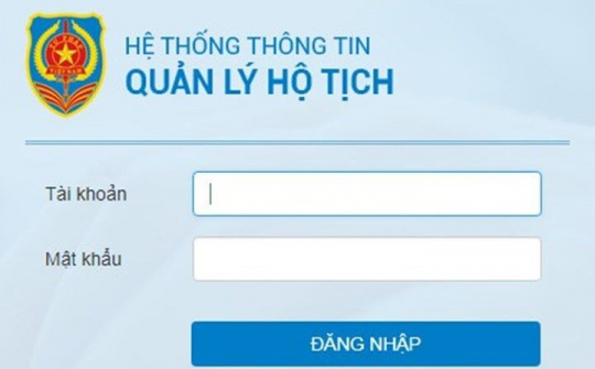 Khẩn trương xây dựng Cơ sở dữ liệu hộ tịch điện tử