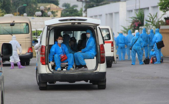 Lào Cai: Di chuyển BN12540  về Bệnh viện Nhiệt đới Trung ương