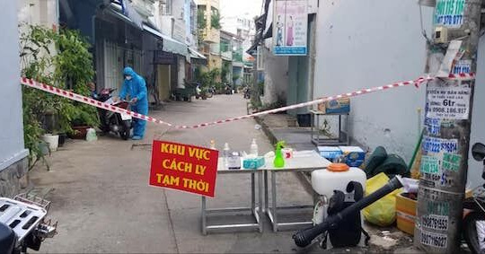 TP HCM  phong tỏa khu phố ở quận 8 do các ca mắc Covid-19 tăng cao