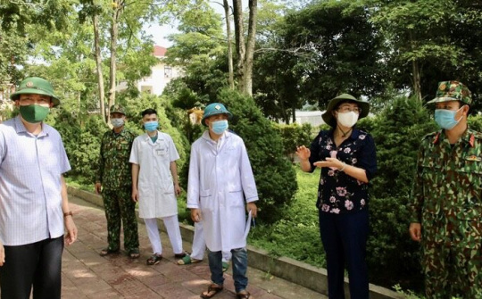 Lào Cai: Phó Chủ tịch UBND tỉnh kiểm tra công tác phòng, chống dịch Covid - 19