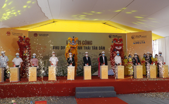 Tập đoàn T&T Group khởi công xây dựng “Khu du lịch sinh thái Tân Dân” tại Thị xã Nghi Sơn, Thanh Hóa