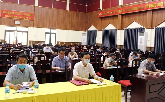 Phú Lương, Thái Nguyên: Hội nghị tập huấn nghiệp vụ cho điều tra viên