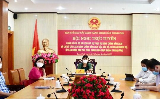 Lào Cai tăng 1 bậc trên bảng xếp hạng kết quả chỉ số cải cách hành chính