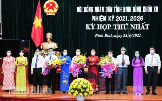 Ninh Bình bầu các chức danh chủ chốt HĐND, UBND tỉnh