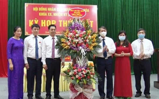 Cao Bằng: Chủ tịch UBND tỉnh Hoàng Xuân Ánh dự Kỳ họp thứ nhất HĐND huyện Quảng Hòa khóa XX, nhiệm kỳ 2021 - 2026