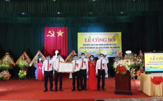 Huyện Yên Định (Thanh Hóa): Công bố thành lập Thị trấn Quý Lộc