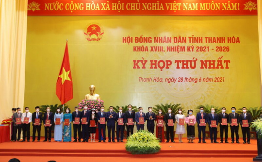 Thanh Hóa: HĐND tỉnh khóa XVIII, nhiệm kỳ 2021 – 2026 tiến hành kỳ họp thứ nhất