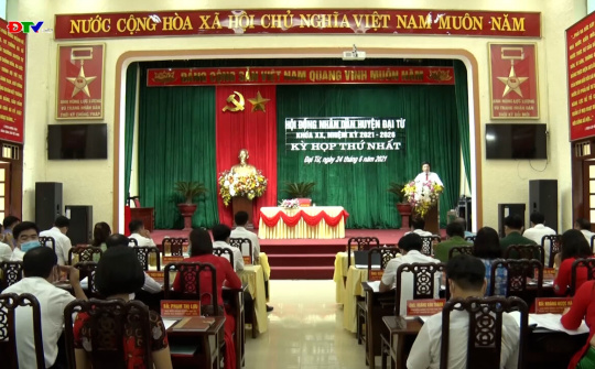 Đại Từ, Thái Nguyên: Hội đồng nhân dân huyện khóa XX tổ chức Kỳ họp thứ nhất