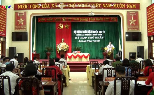 Đại Từ, Thái Nguyên: Hội đồng nhân dân huyện khóa XX tổ chức Kỳ họp thứ nhất
