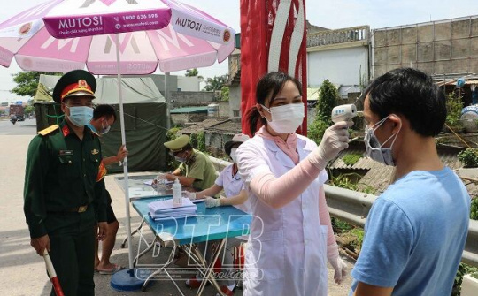 Thái Bình kích hoạt lại 3 chốt kiểm soát dịch Covid-19 tại các cửa ngõ ra vào tỉnh