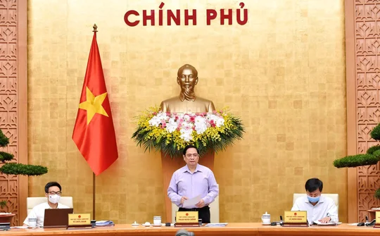 Thủ tướng Phạm Minh Chính chủ trì phiên họp Chính phủ chuyên đề xây dựng pháp luật