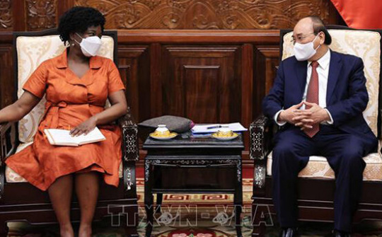 Chủ tịch nước tiếp Phó Chủ tịch Ngân hàng Thế giới Victoria Kwakwa