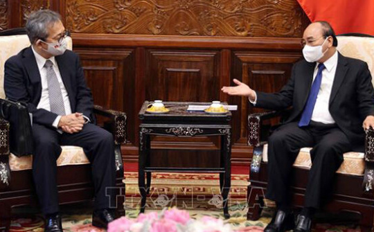 Chủ tịch nước tiếp Đại sứ Nhật Bản