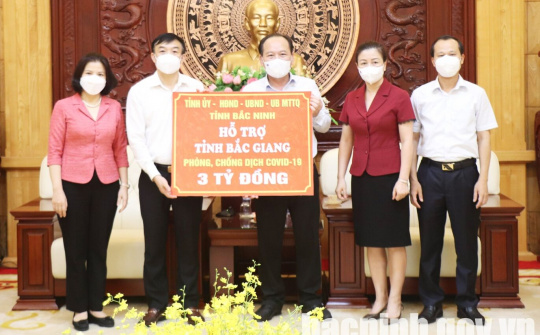 Bắc Ninh:  Hỗ trợ tỉnh Bắc Giang phòng, chống dịch Covid-19