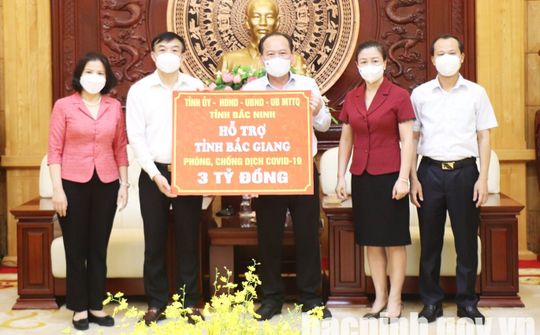 Bắc Ninh:  Hỗ trợ tỉnh Bắc Giang phòng, chống dịch Covid-19
