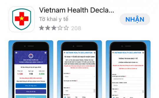 Cần cài đặt ứng dụng Vietnam Health Declaration khi đến tỉnh Vĩnh Phúc