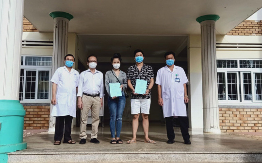 Đắk Lắk : Hai người mắc Covid-19 được xuất viện