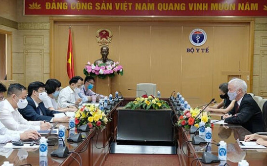 Bộ Y tế tiếp các đại sứ tại Việt Nam mong muốn tiếp cận các nguồn vắc xin phòng Covid-19