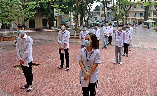 Thị xã Sơn Tây: Diễn tập thi vào lớp 10 THPT đảm bảo phòng dịch Covid-19