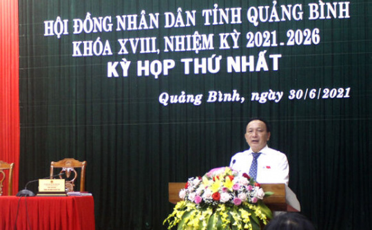 Quảng Bình: Bế mạc kỳ họp thứ nhất, HĐND tỉnh khóa XVIII, nhiệm kỳ 2021 - 2026