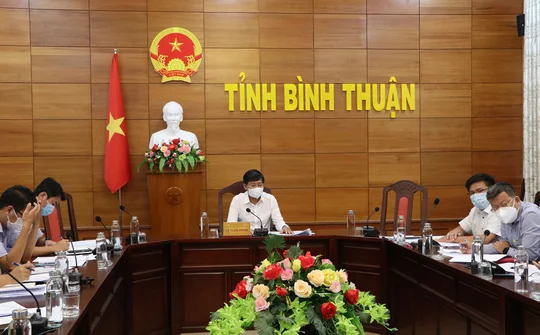 Bình Thuận họp trực tuyến với Thứ trưởng Bộ Giao thông vận tải 