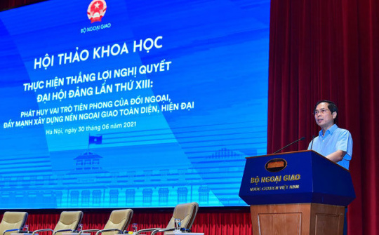 Phát huy vai trò tiên phong của đối ngoại, đẩy mạnh xây dựng nền ngoại giao toàn diện, hiện đại