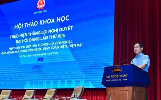Phát huy vai trò tiên phong của đối ngoại, đẩy mạnh xây dựng nền ngoại giao toàn diện, hiện đại