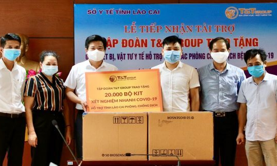 T&T Group hỗ trợ trên 180.000 bộ kit xét nghiệm nhanh COVID-19 giúp các địa phương phòng, chống dịch
