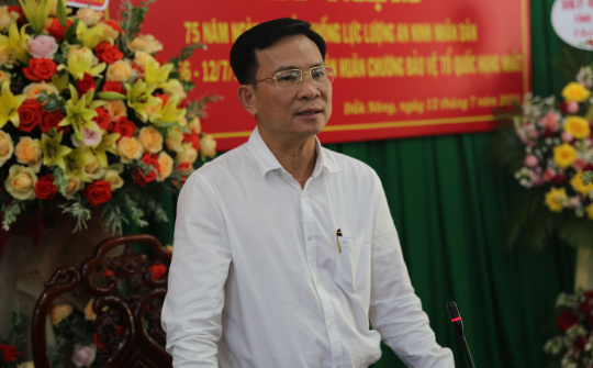 Công an Đắk Nông gặp mặt kỷ niệm 75 năm ngày truyền thống lực lượng An ninh Nhân dân Việt Nam