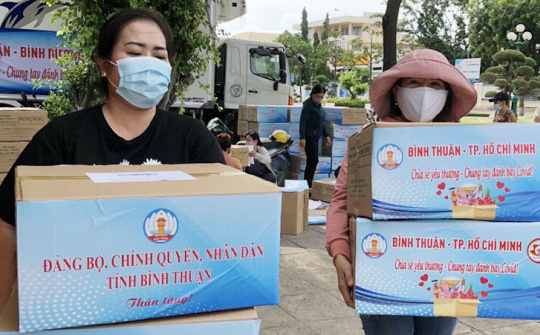 Chung tay hỗ trợ TP Hồ Chí Minh vượt qua đại dịch