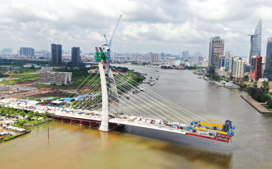 Cầu Thủ thiêm 2 hợp long tháng 9.2021