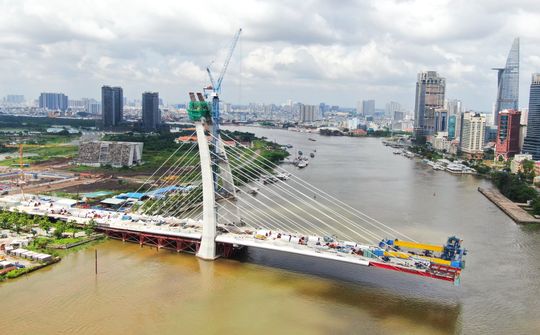 Cầu Thủ thiêm 2 hợp long tháng 9.2021