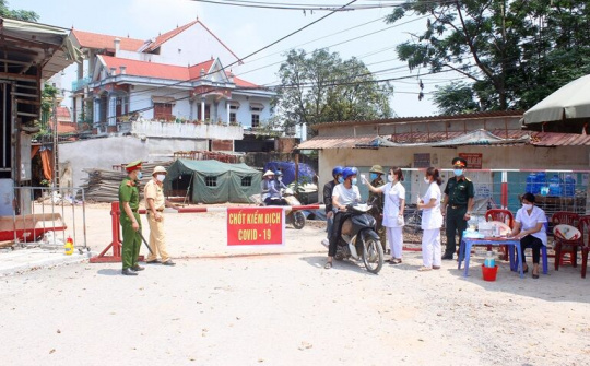 Vĩnh Phúc lập 9 chốt kiểm soát dịch tại các tuyến đường trọng yếu từ 12h00’ ngày 16/7