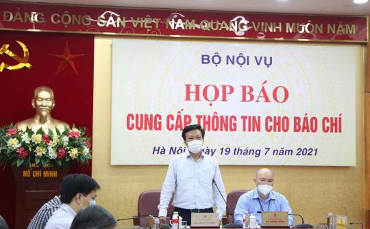 Bộ Nội vụ chưa đề nghị cấp có thẩm quyền xem xét, sáp nhập đơn vị hành chính cấp tỉnh nào